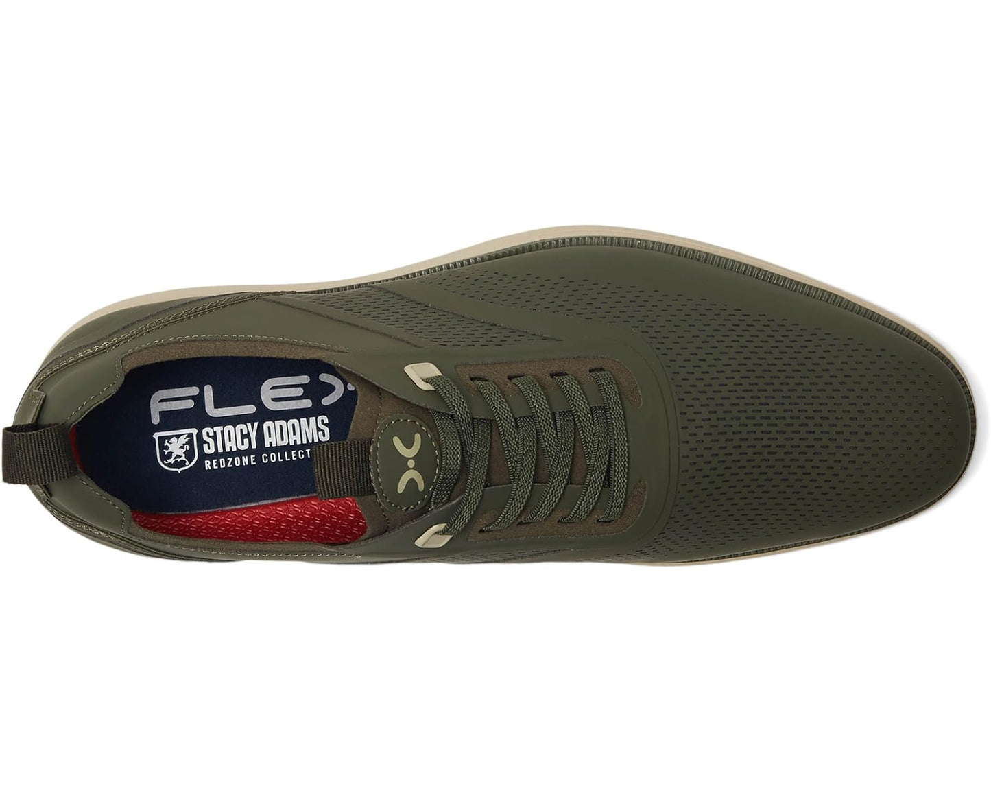 Men's Stacy Adams Everidge Elastic Lace Olive