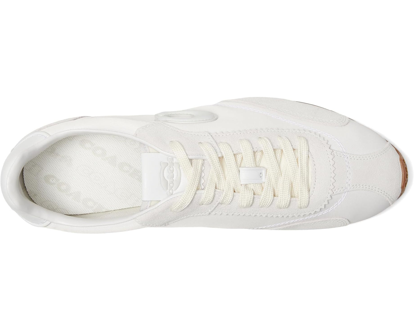 Men's COACH Flat Sneakers Optic White/Grey