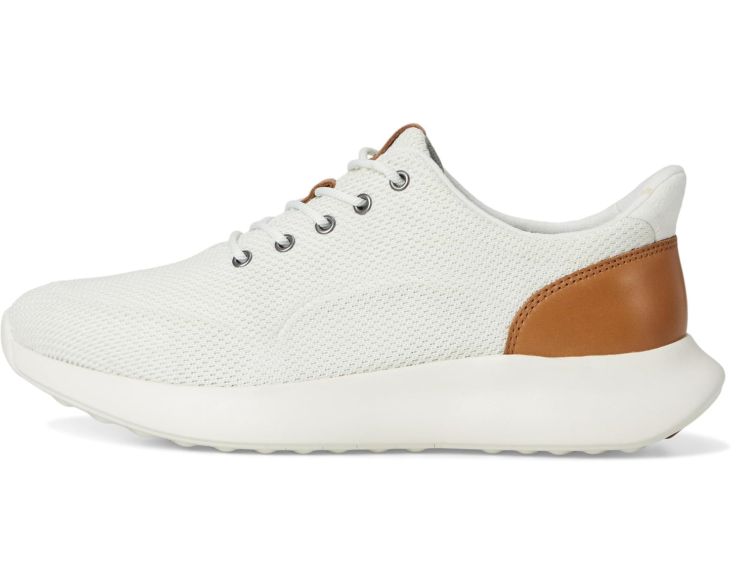 Men's Johnston & Murphy Kasler 2.0 Knit Plain Toe White Knit