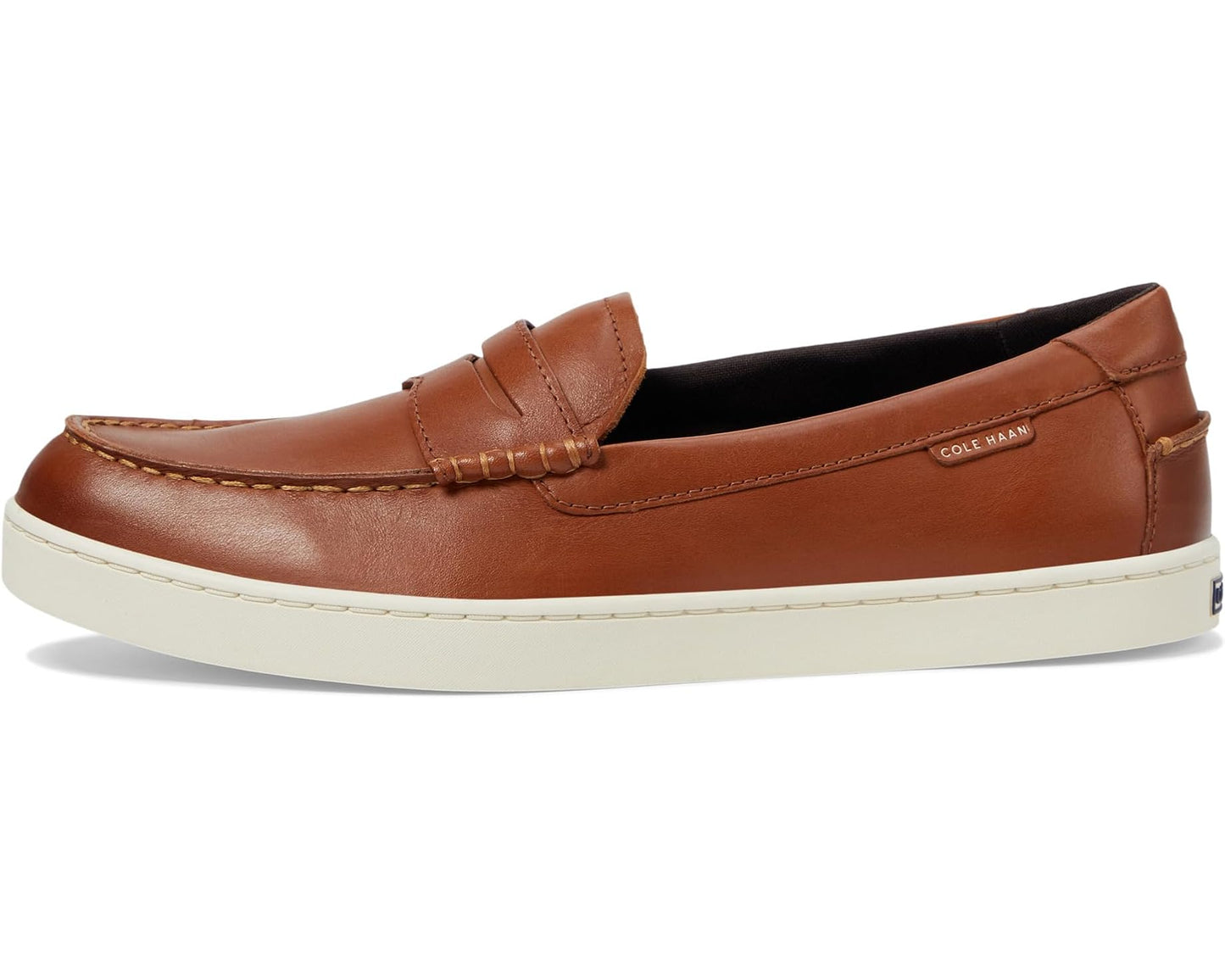 Men's Cole Haan Pinch Weekender Penny Textured British Tan/Ivory