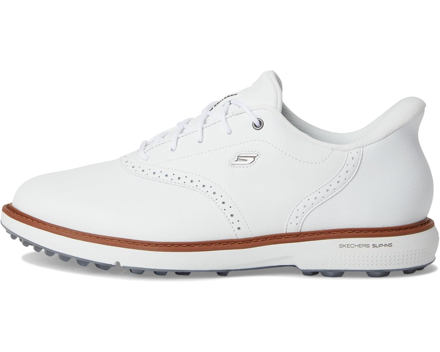 Men's Skechers GO GOLF Prestige Slip-In ArchFit Spikeless Golf Shoe White