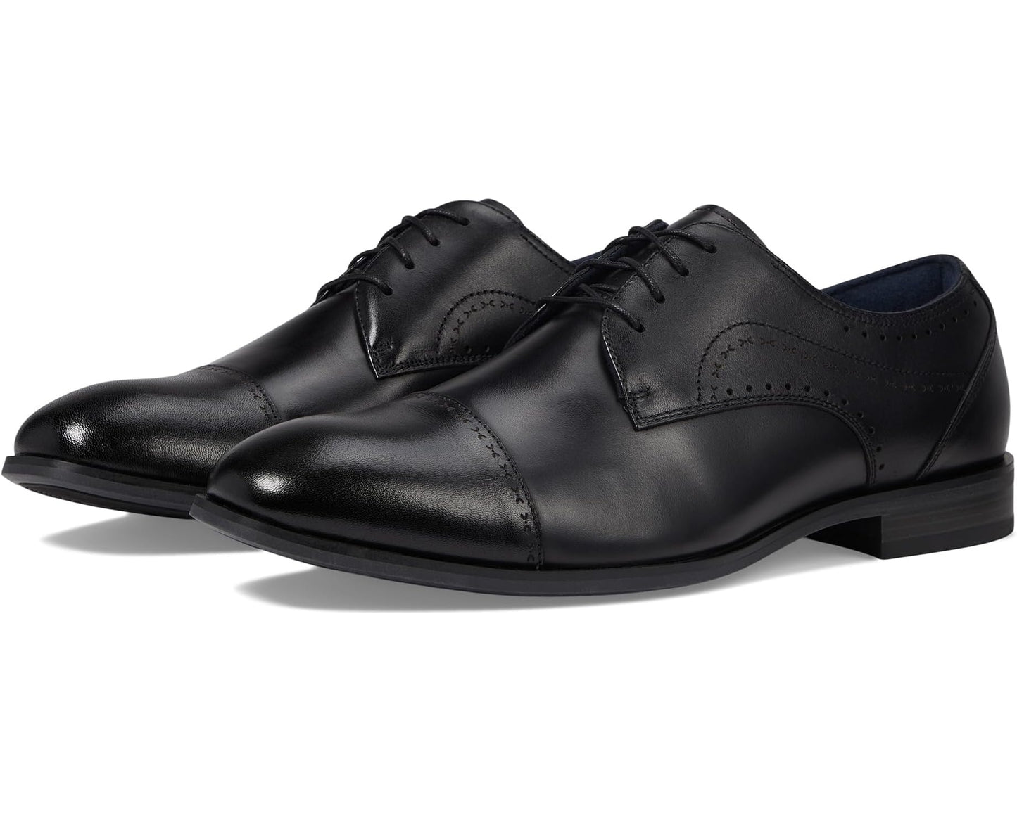 Men's Stacy Adams Bryant Cap Toe Lace-Up Black