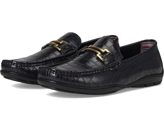Men's Stacy Adams Embrey Moc Toe Driver Black