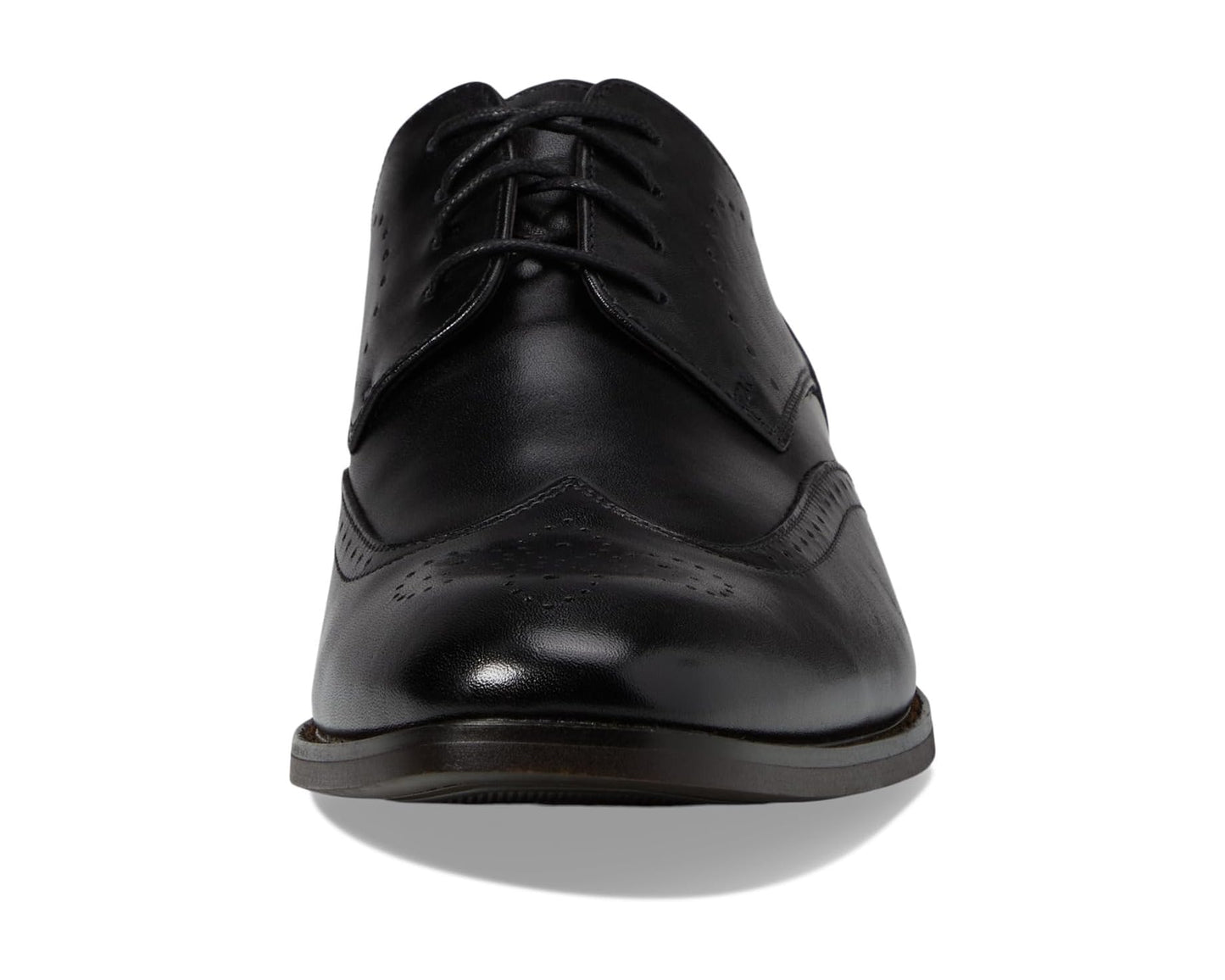Men's Florsheim Sorrento Wing Tip Oxford Black Smooth