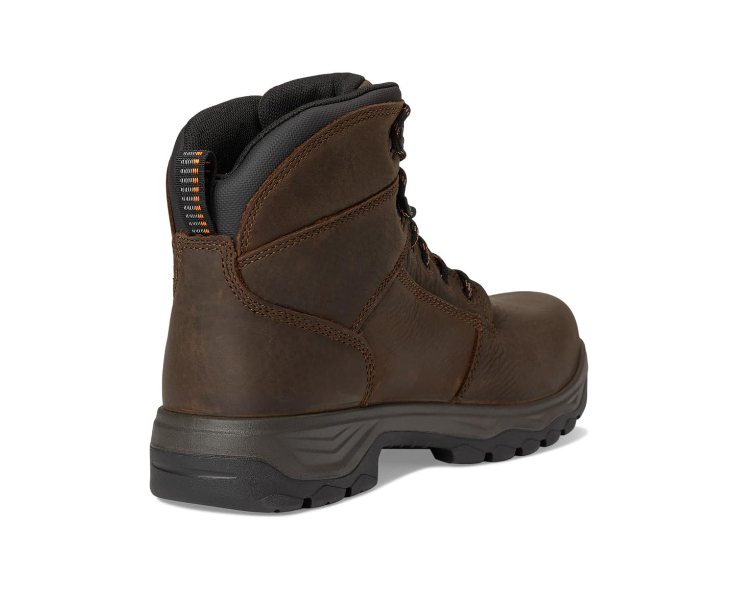 Men's Ariat Turbo Duratread 6 Waterproof Carbon Toe Work Boots Dark Brown
