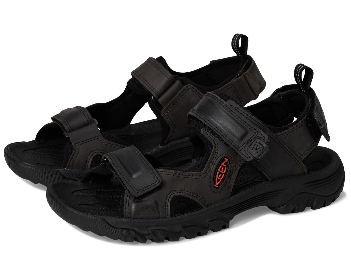 Men's KEEN Targhee III Open Toe Sandal Grey/Black