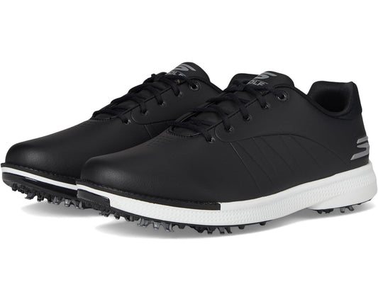 Men's Skechers GO GOLF Tempo Spiked Golf Shoe Black/White
