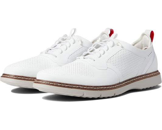 Men's Stacy Adams Synchro Elastic Lace Oxford White