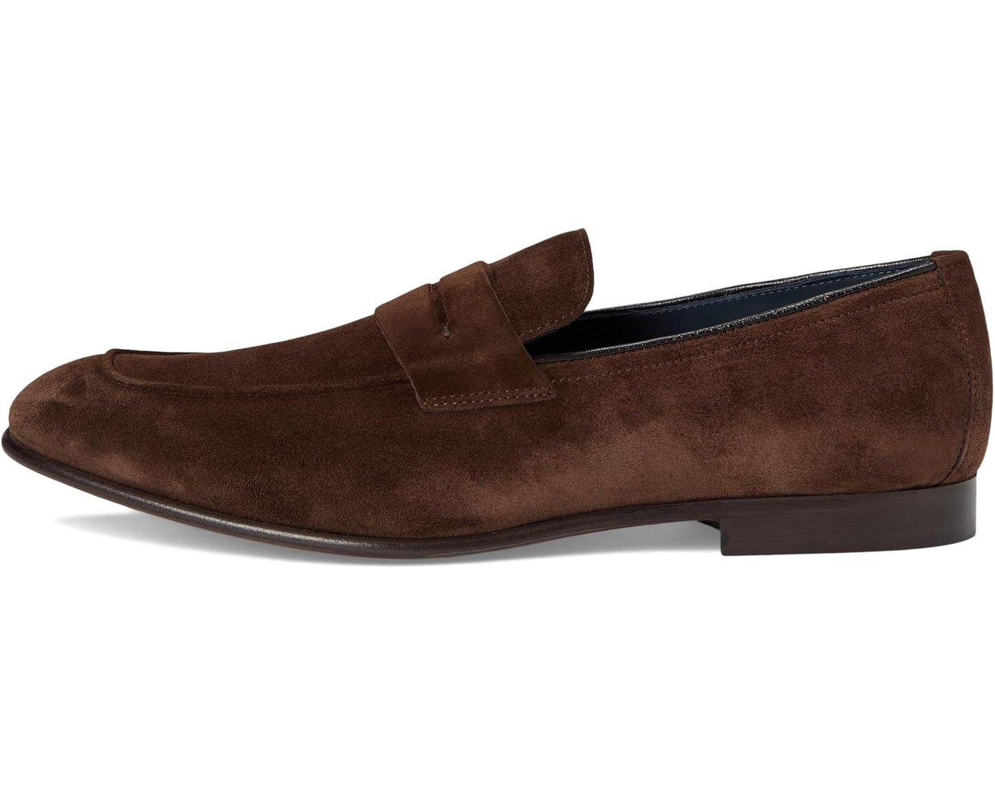 Men's Johnston & Murphy Collection Taylor Penny Dark Brown Italian Suede