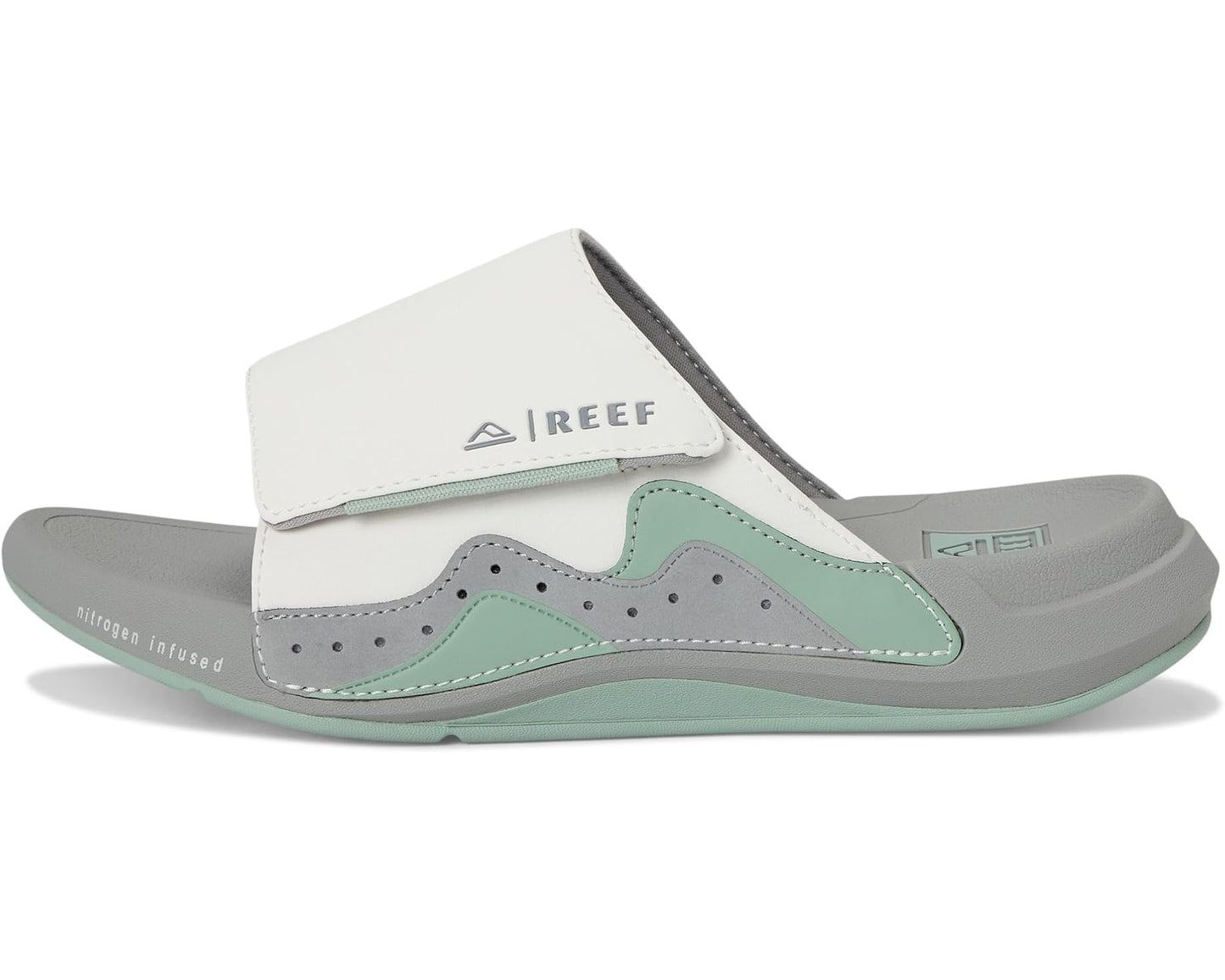 Men's Reef Swell Cruiser Slide Grey/Green