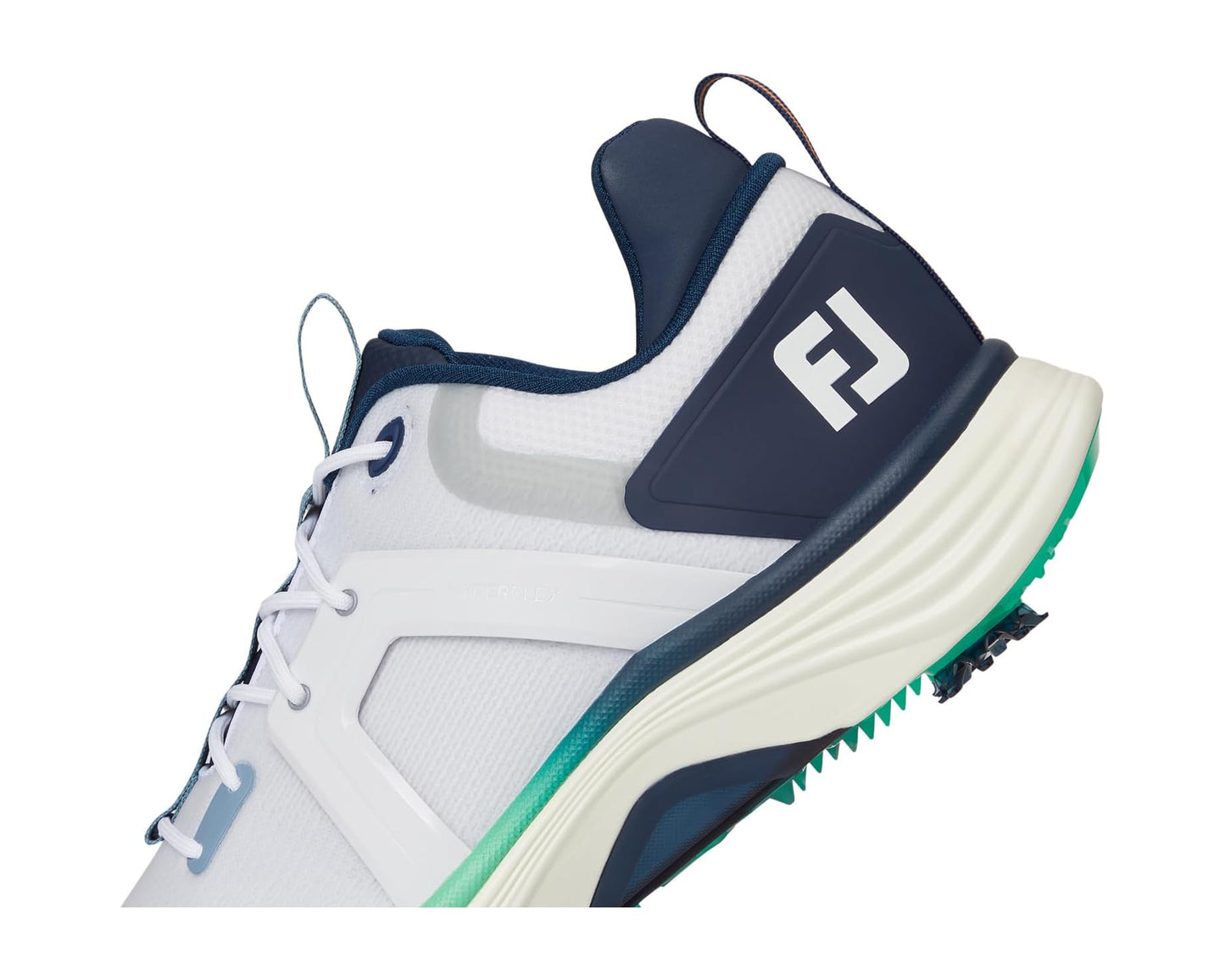 Men's FootJoy Hyperflex White/Peacoat/Aquamarine