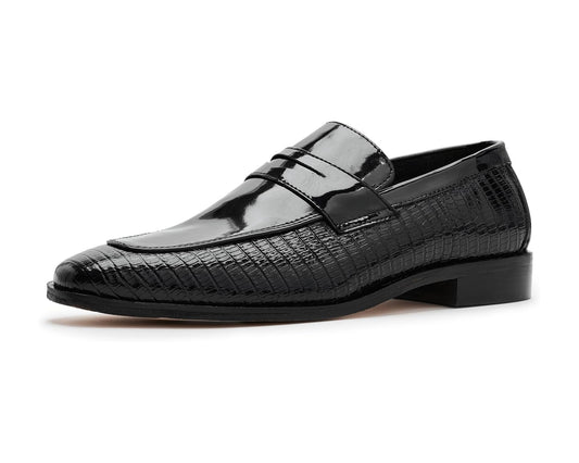 Men's Stacy Adams Ravito Slip-On Penny Loafer Black