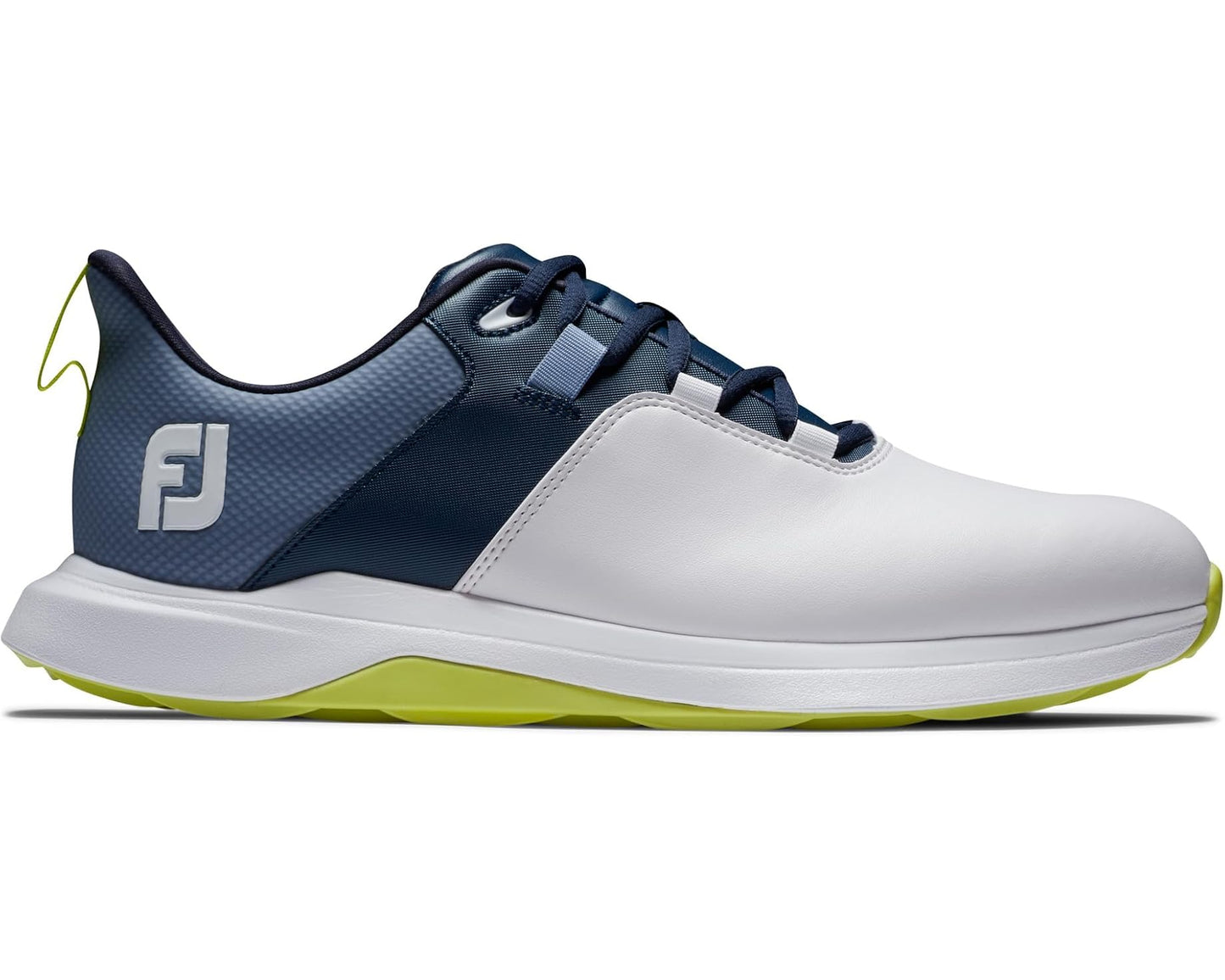Men's FootJoy ProLite Golf Shoes - Previous Season Style White/Navy/Lime