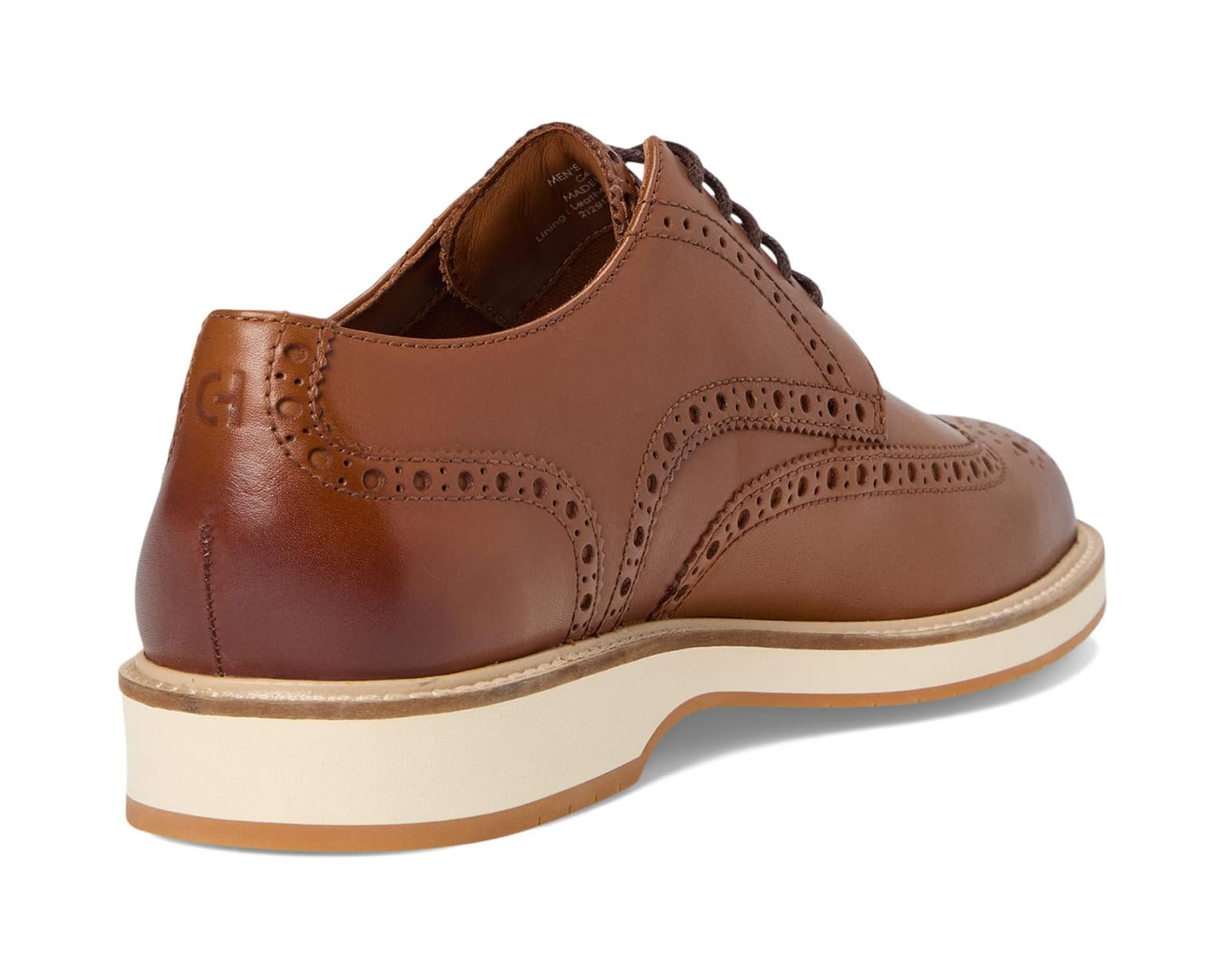Men's Cole Haan Morse Grand Wingtip Oxfords British Tan/Ivory/Gum