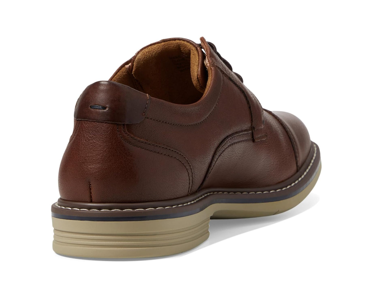 Men's Florsheim Norwalk Cap Toe Oxford Cognac Milled Leather