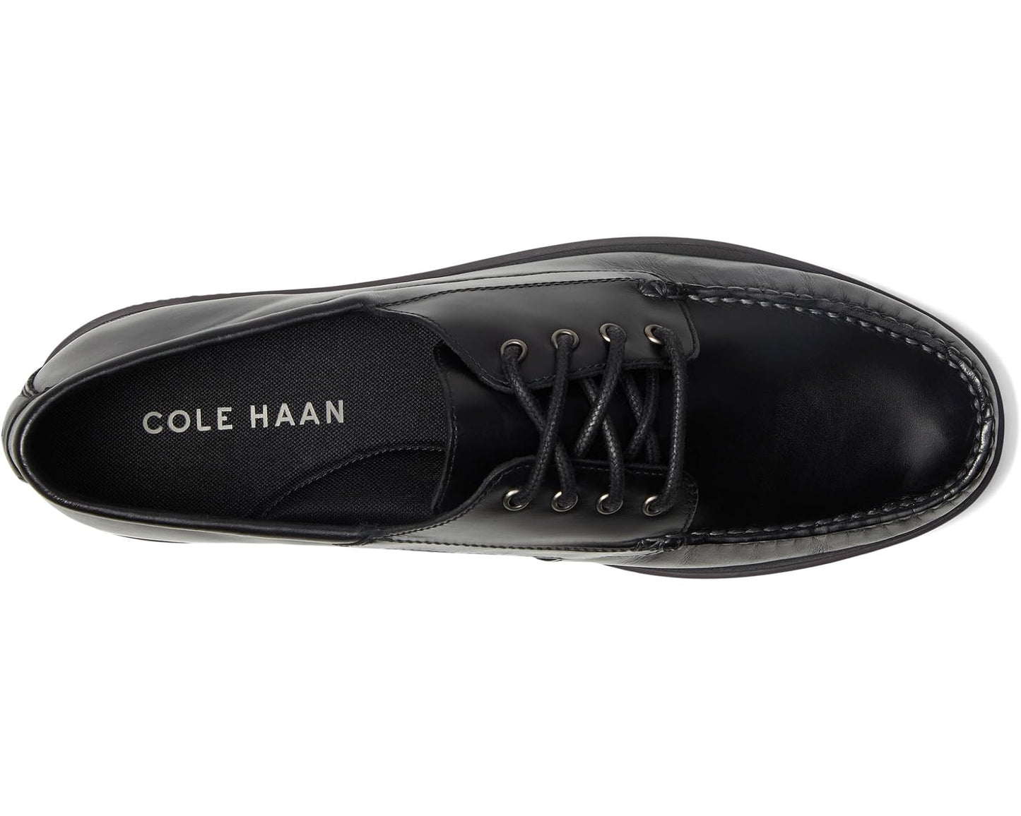 Men's Cole Haan Grand 4-Eye Loafers Black Nubuck/Pavement