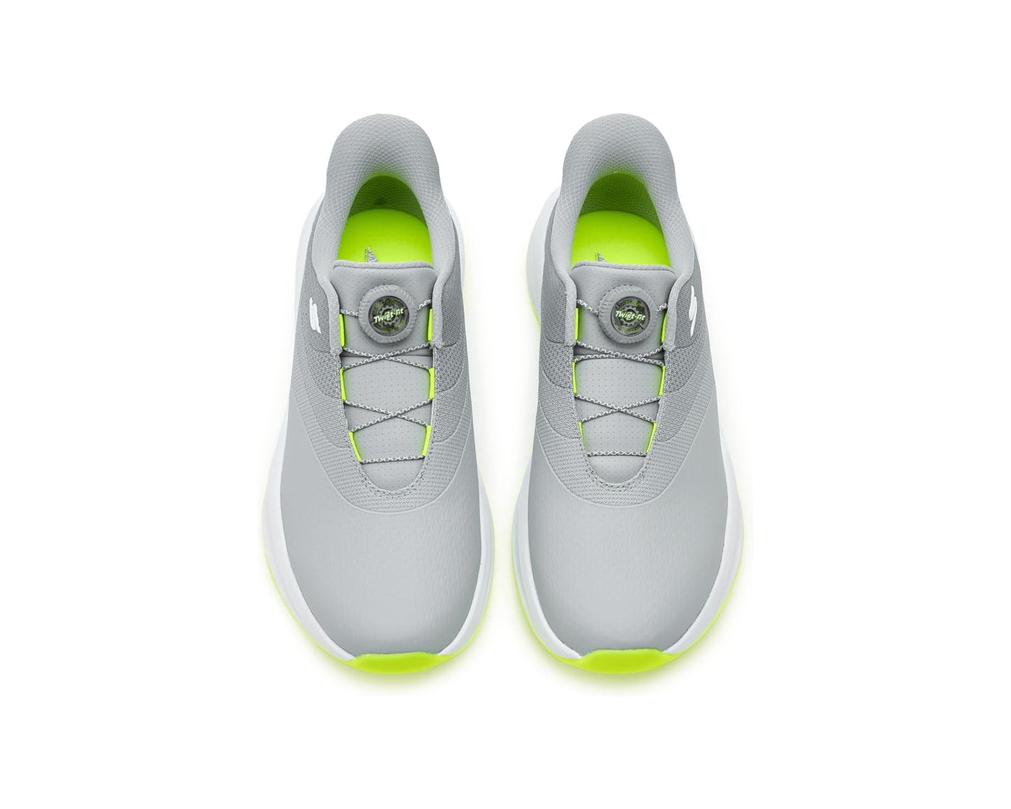 Men's Skechers GO GOLF Flow SI Twist Gray Twist Fit Laces