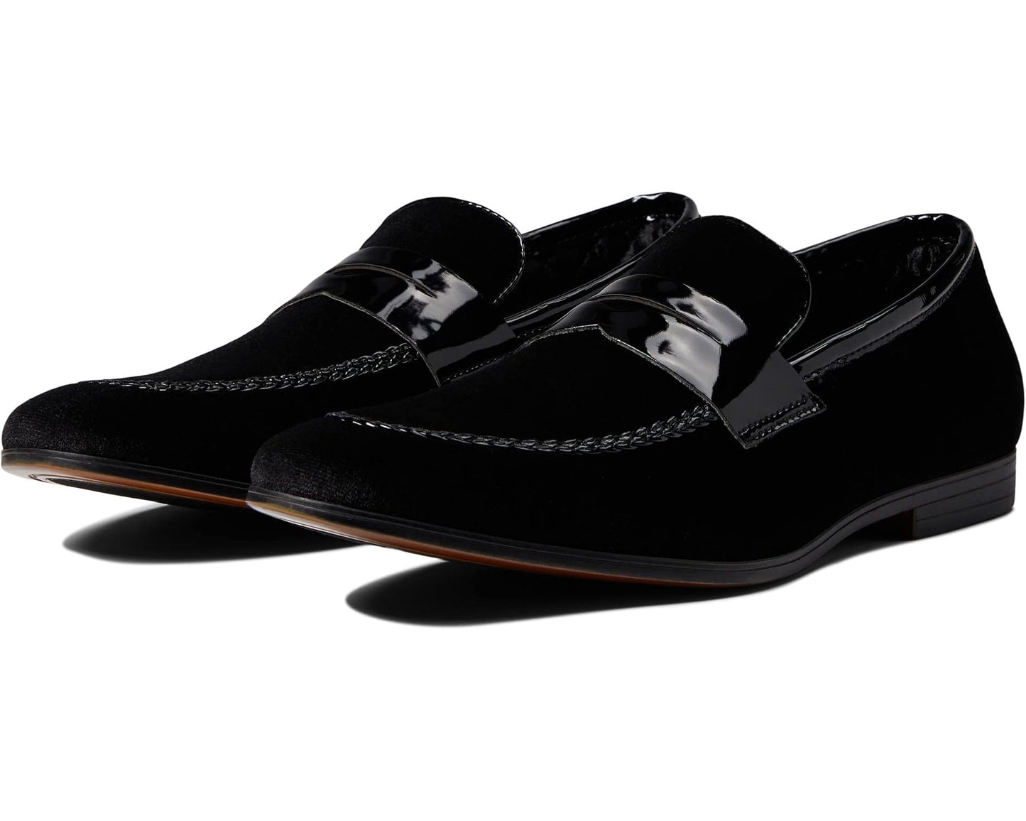 Men's Steve Madden Crescent Black Velvet