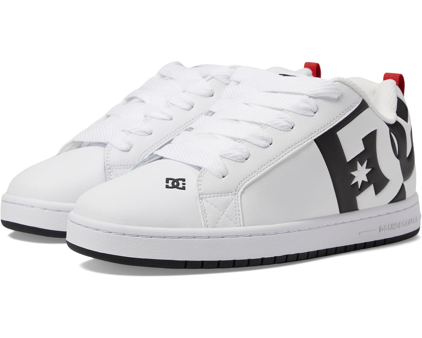 Men's DC Court Graffik SQ White/Black/Black
