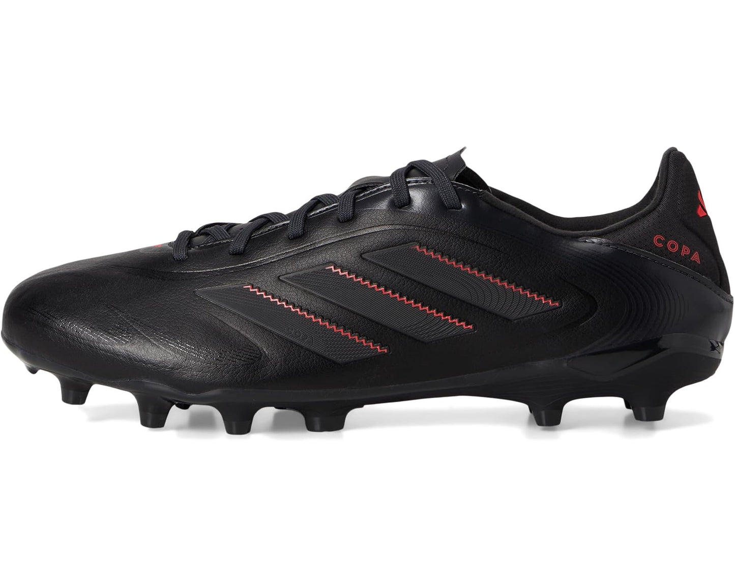 Unisex adidas Copa Pure 3 League Firm Ground/Multi Ground Soccer Cleats Black/Carbon/Lucid Red