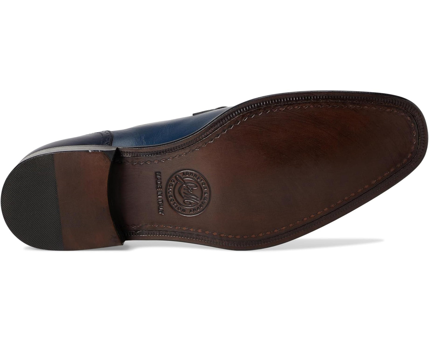 Men's Johnston & Murphy Collection Cormac Cap Toe Navy Italian Calfskin