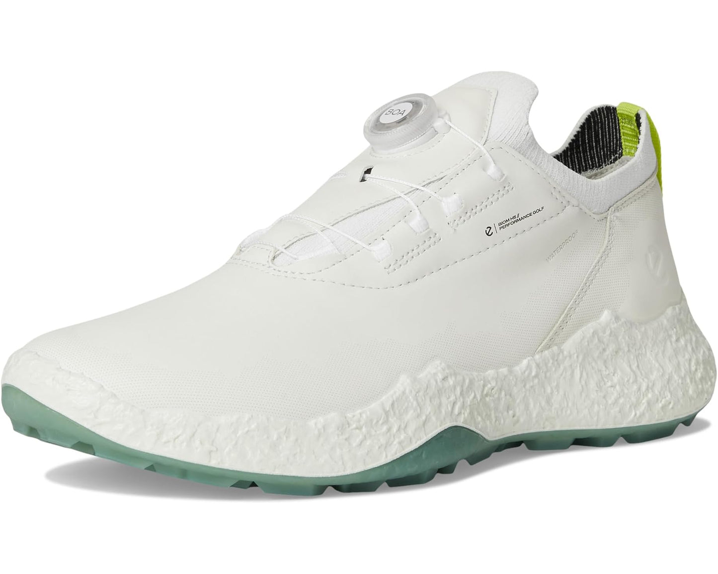 Men's ECCO Golf BIOM Hybrid 5 BOA Waterproof Golf Shoe White