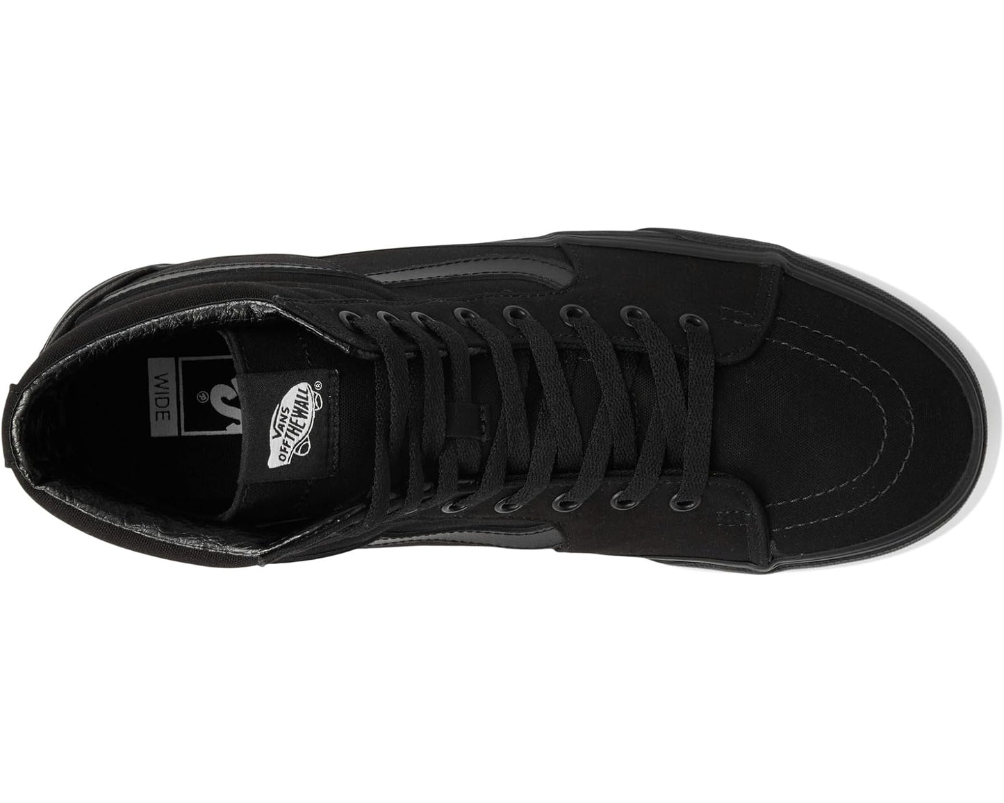 Unisex Vans SK8-Hi Wide Canvas Black/Black
