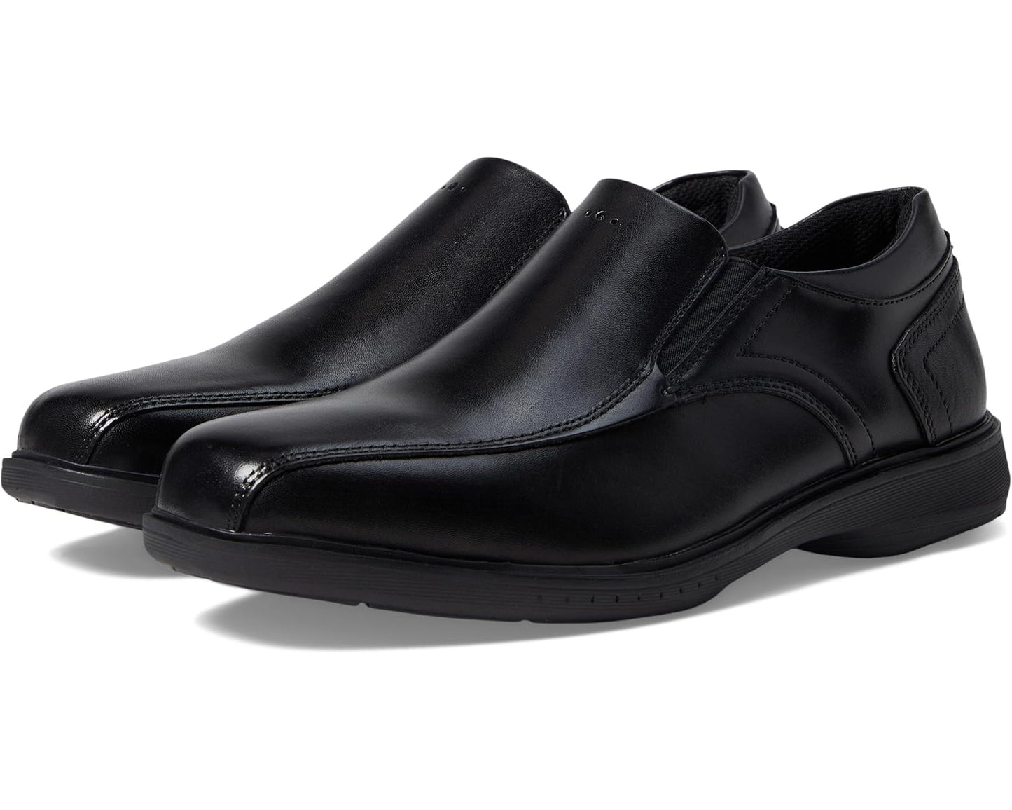 Men's Nunn Bush Kore Pro Bicycle Toe Slip-On Black