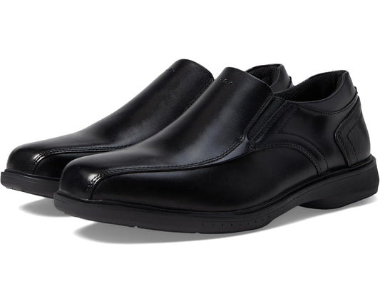 Men's Nunn Bush Kore Pro Bicycle Toe Slip-On Black