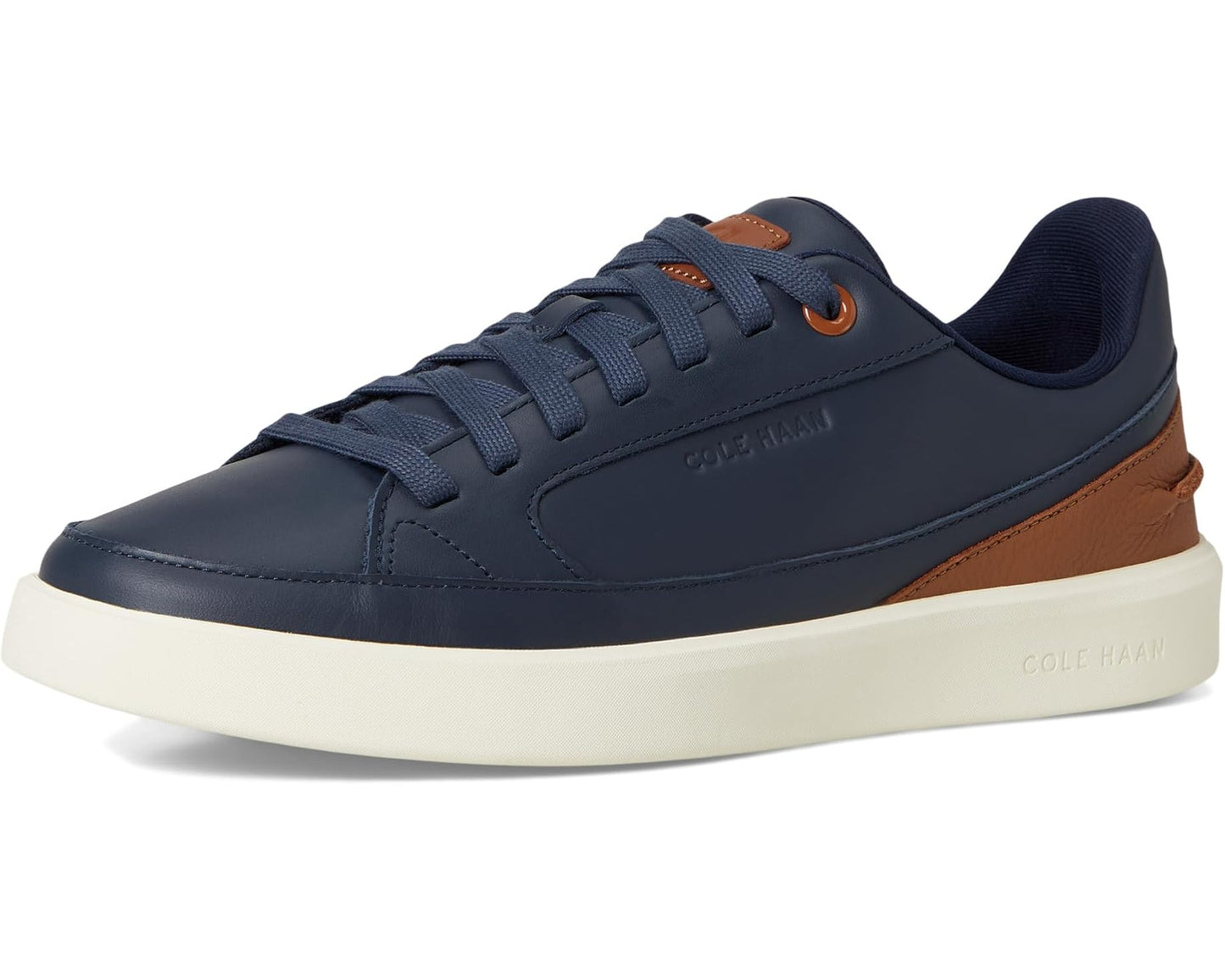 Men's Cole Haan Grand Crosscourt 20.4.7 Ls Sneakers Navy Blazer/British Tan/Ivory