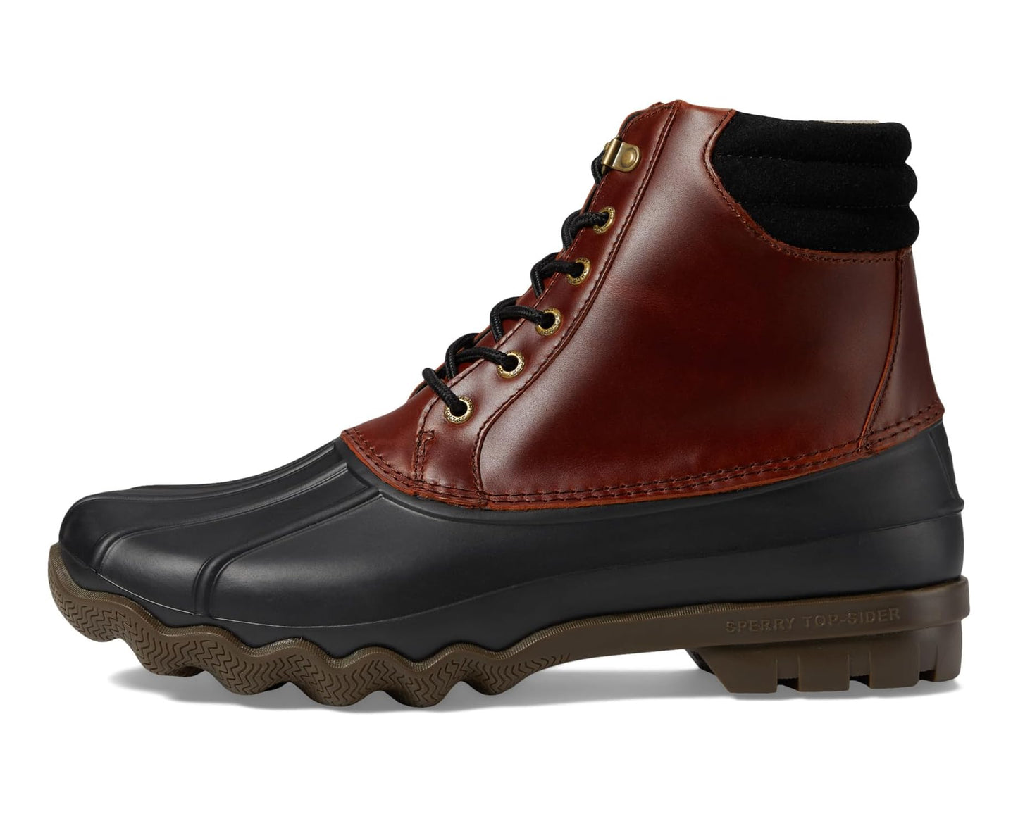 Men's Sperry Avenue Duck Boot Black/Amaretto