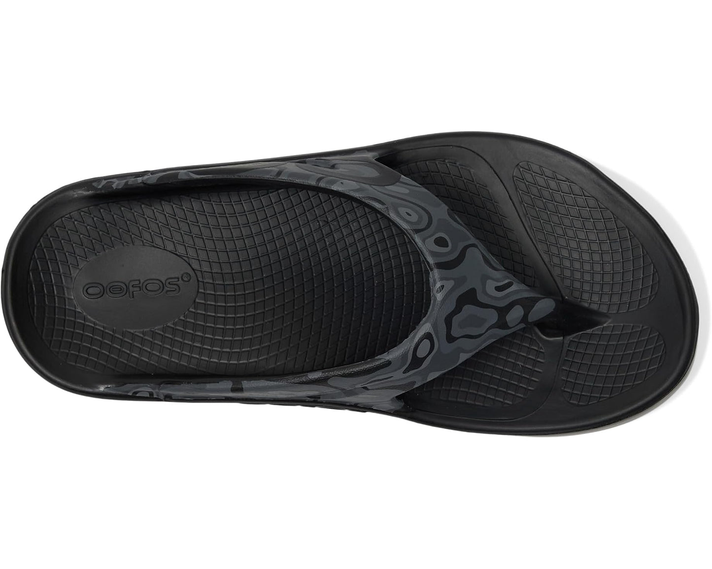 Unisex OOFOS Ooriginal Sport Thong Black Water Camo