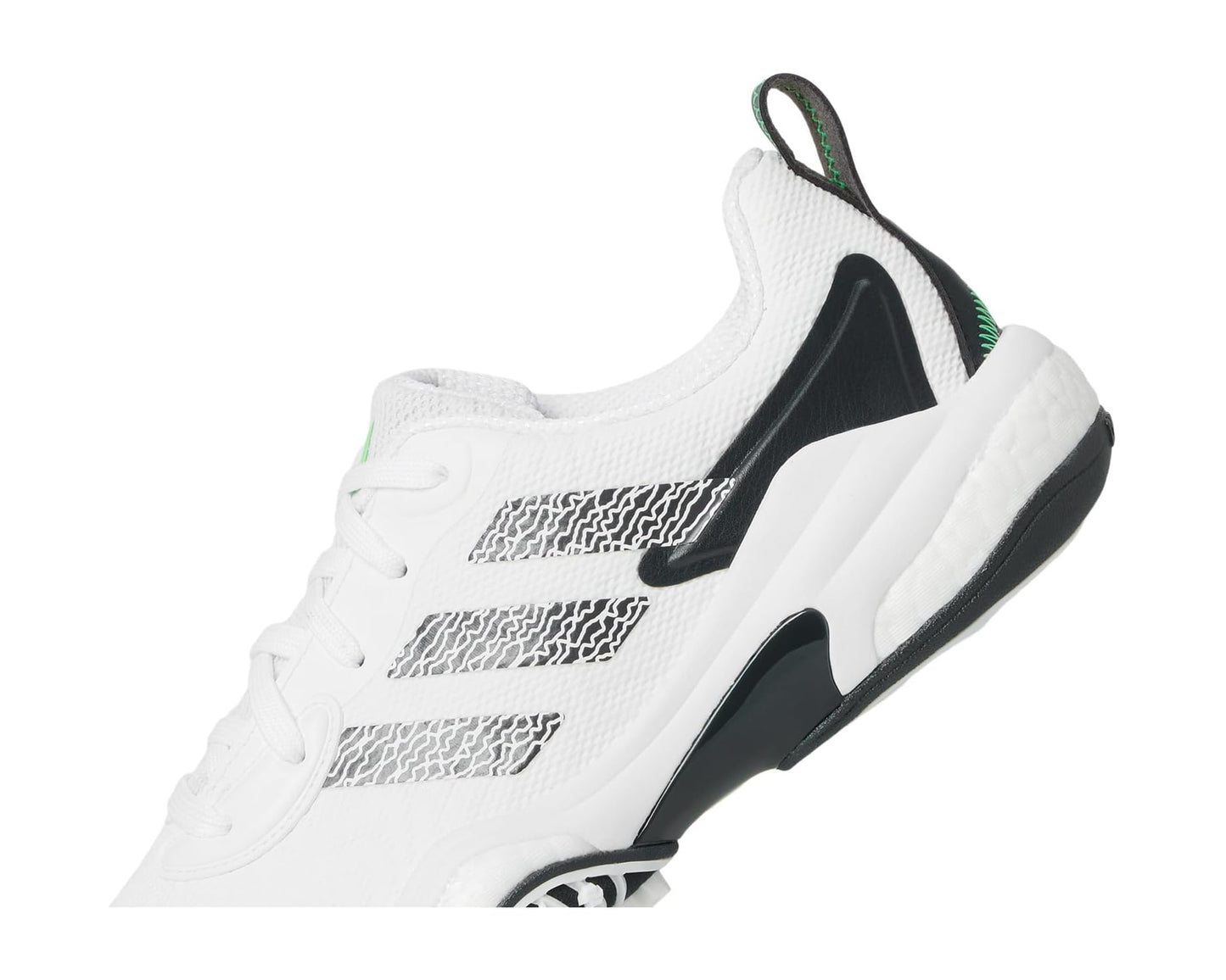 Men's adidas Golf Codechaos 25 Spikeless Golf Shoes Footwear White/Aurora Ivory/Lime Burst