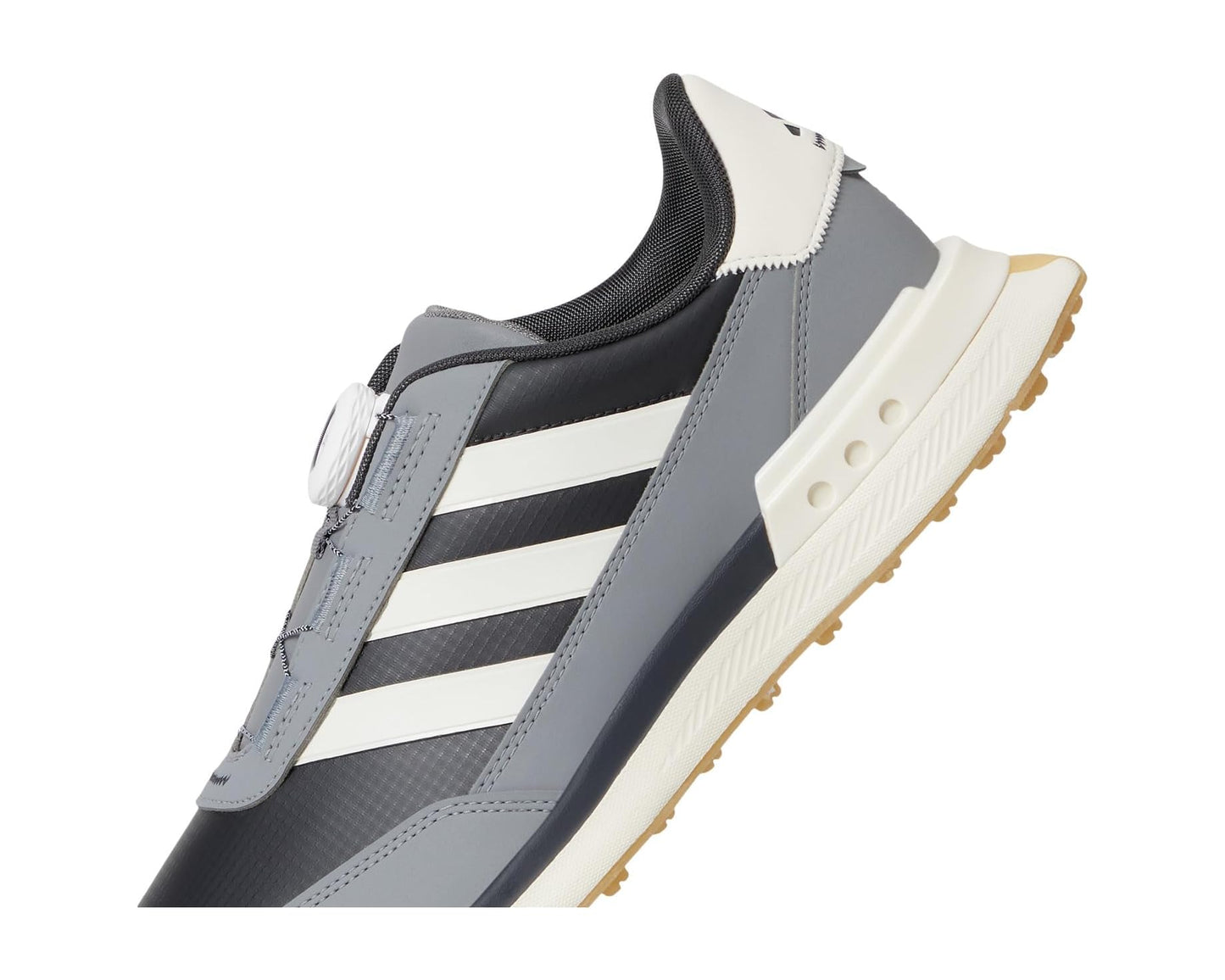Men's adidas Golf S2G 24 BOA Spikeless Golf Shoes Carbon/Chalk White/Grey Three