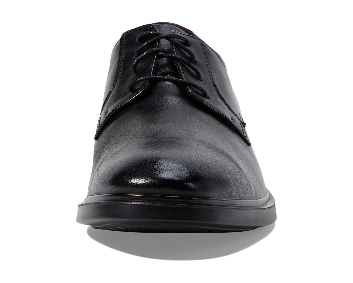 Men's Florsheim Forecast Waterproof Plain Toe Oxford Black Smooth