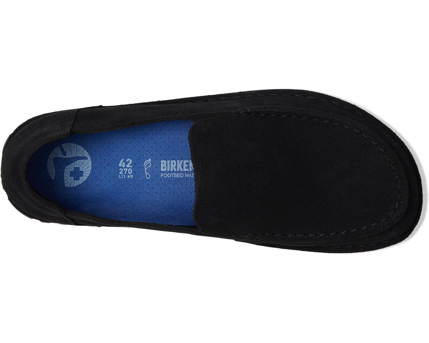 Men's Birkenstock Utti Deep Blue - Suede Black