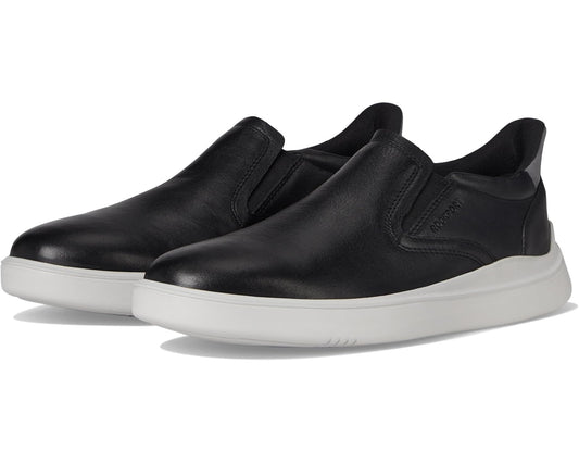 Men's Rockport Tristen Step Activated Slip-On Black Leather
