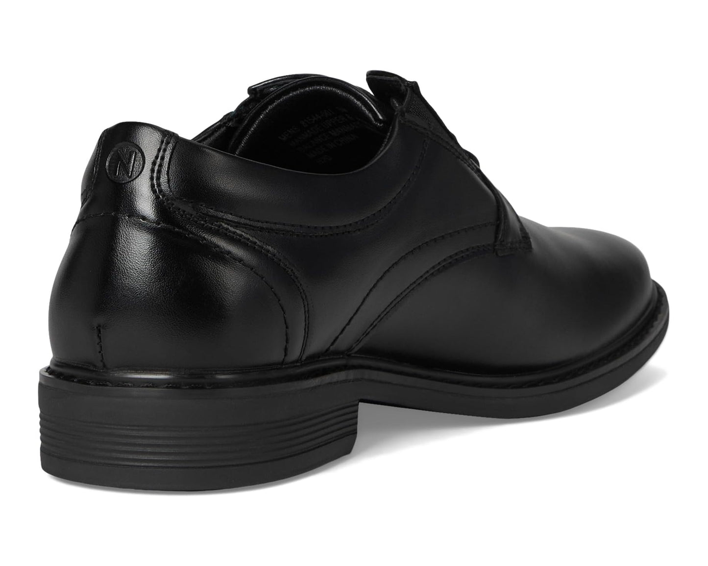 Men's Nunn Bush Jarvis Plain Toe Oxford Dress Casual Business Formal Lace Up Black