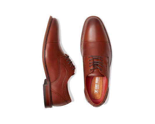 Men's Stacy Adams Maddox Cap Toe Oxford Chocolate