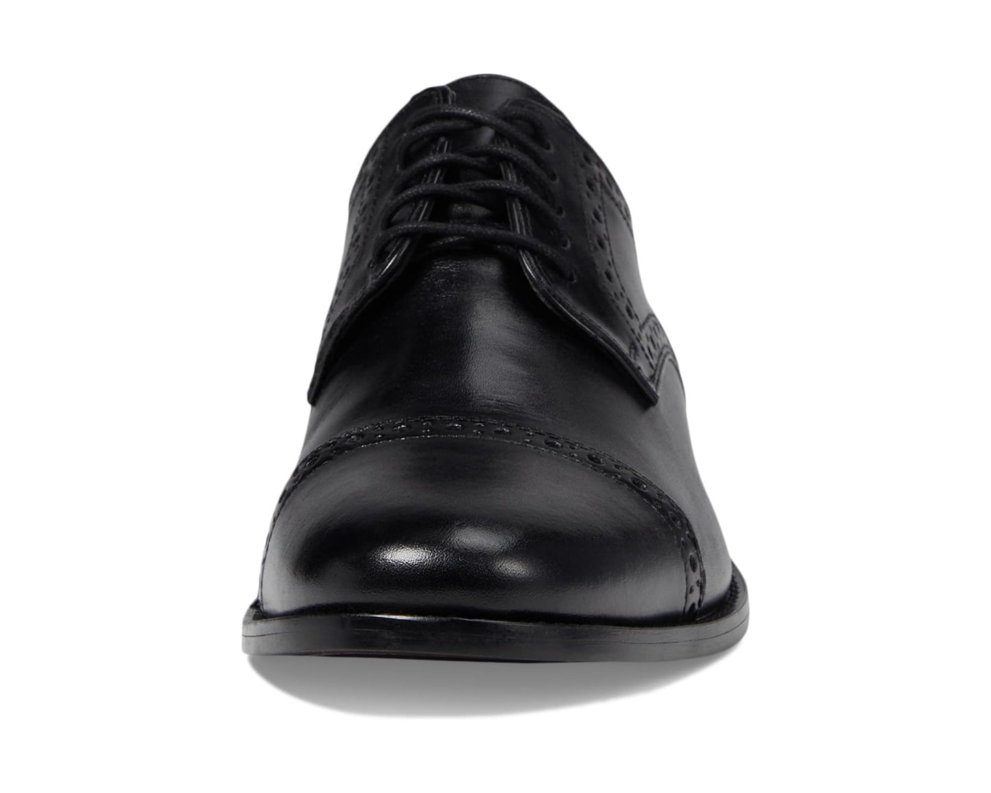 Men's Nunn Bush Norcross Cap Toe Dress Casual Oxford Black