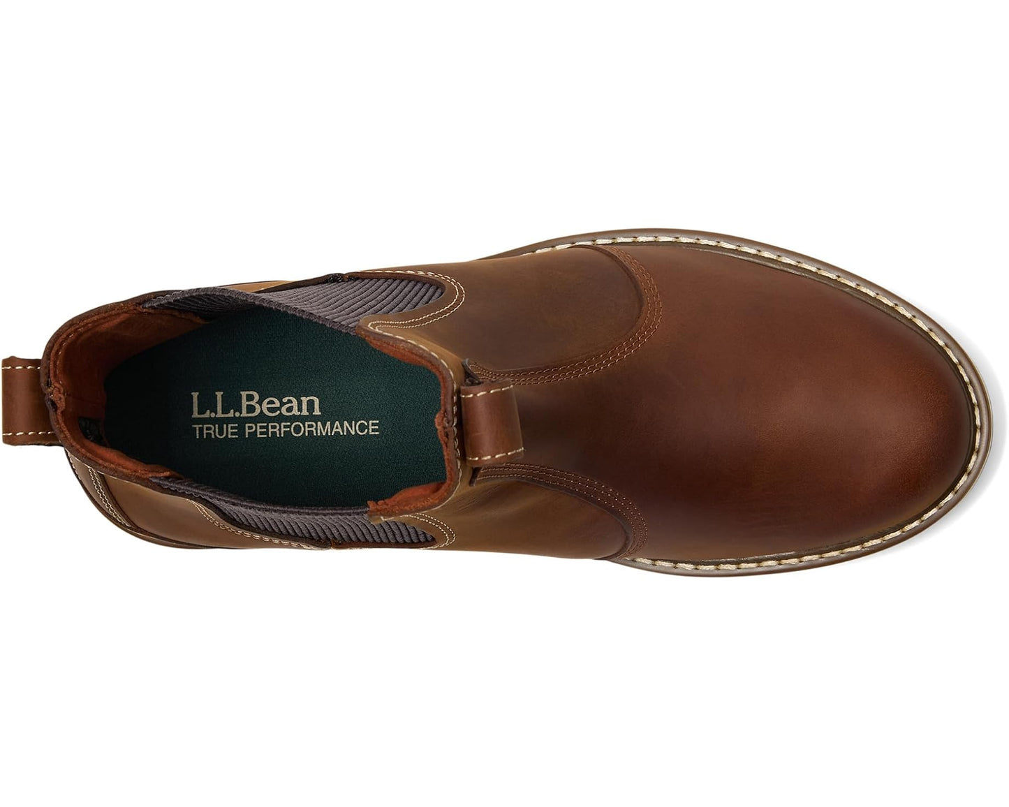 Men's L.L.Bean Stonington Chelsea Boots Leather Oakwood 1