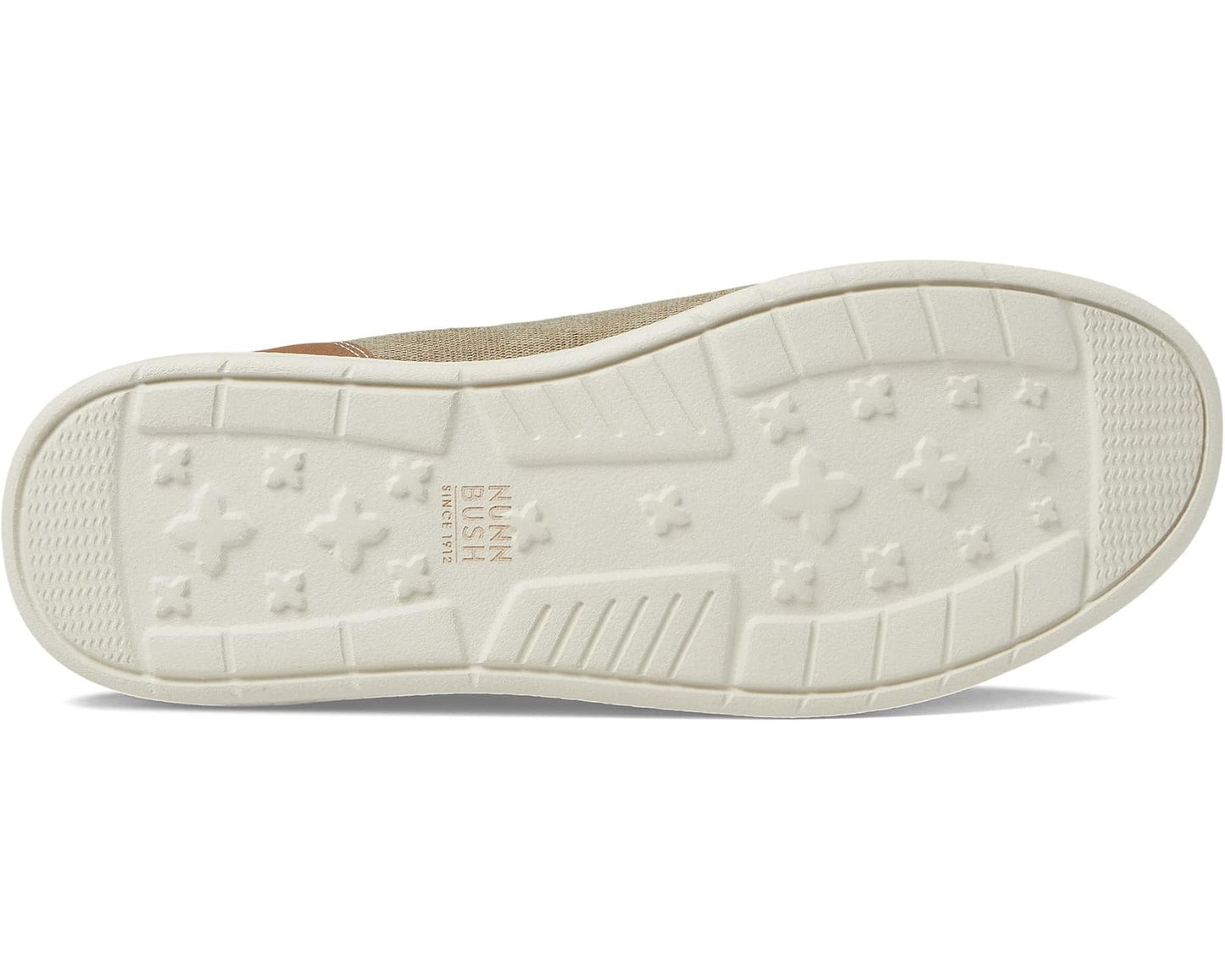 Men's Nunn Bush Brewski Canvas Moccasin Toe Venetian Slip-On Stone