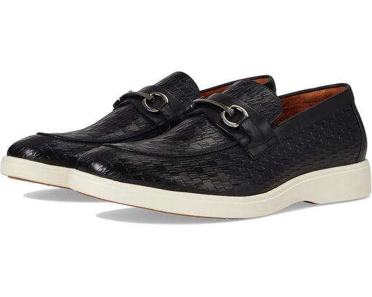 Men's Stacy Adams Salyer Moc Toe Slip-On Black