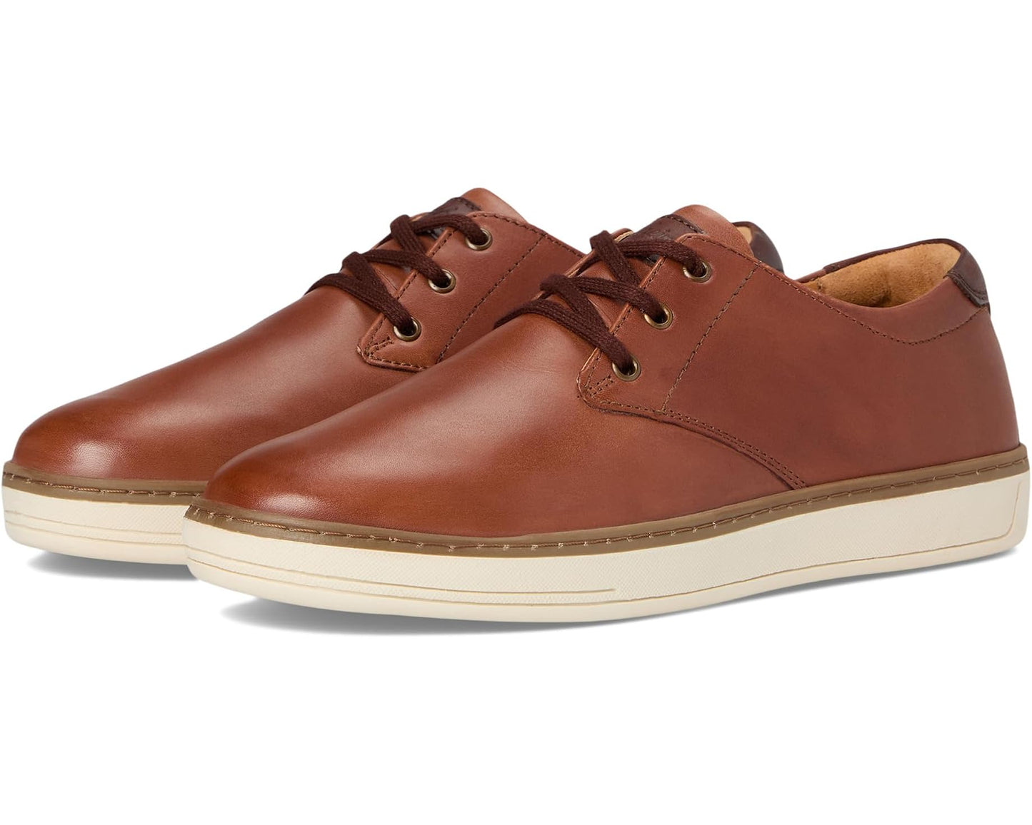 Men's Florsheim Caper Plain Toe Sneaker Oxford Cognac