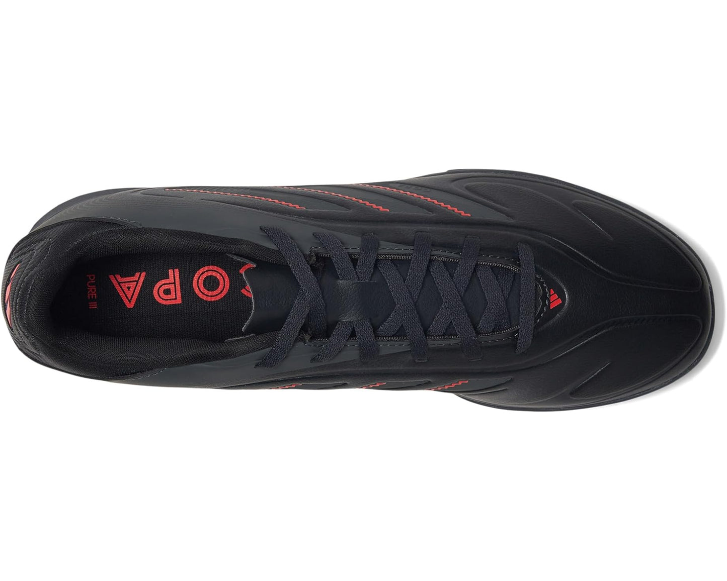 Unisex adidas Copa Pure 3 Club Indoor Black/Carbon/Lucid Red