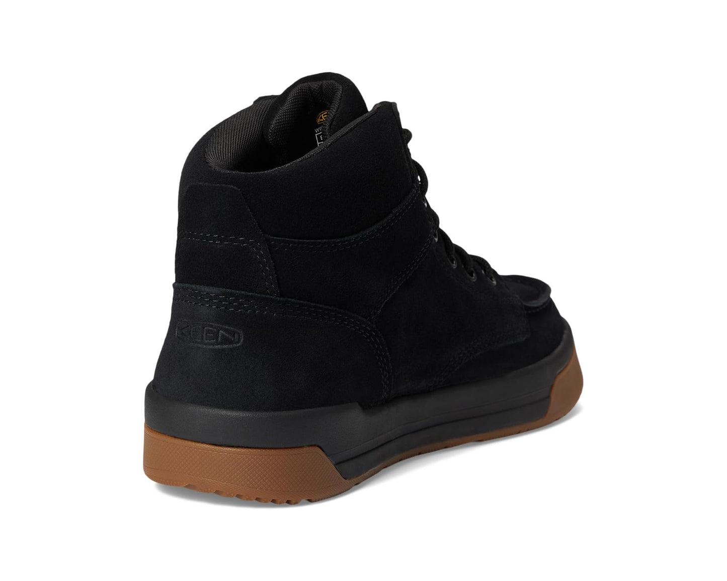 Men's KEEN Utility Gibson Boots (Soft Toe) Black/Gum