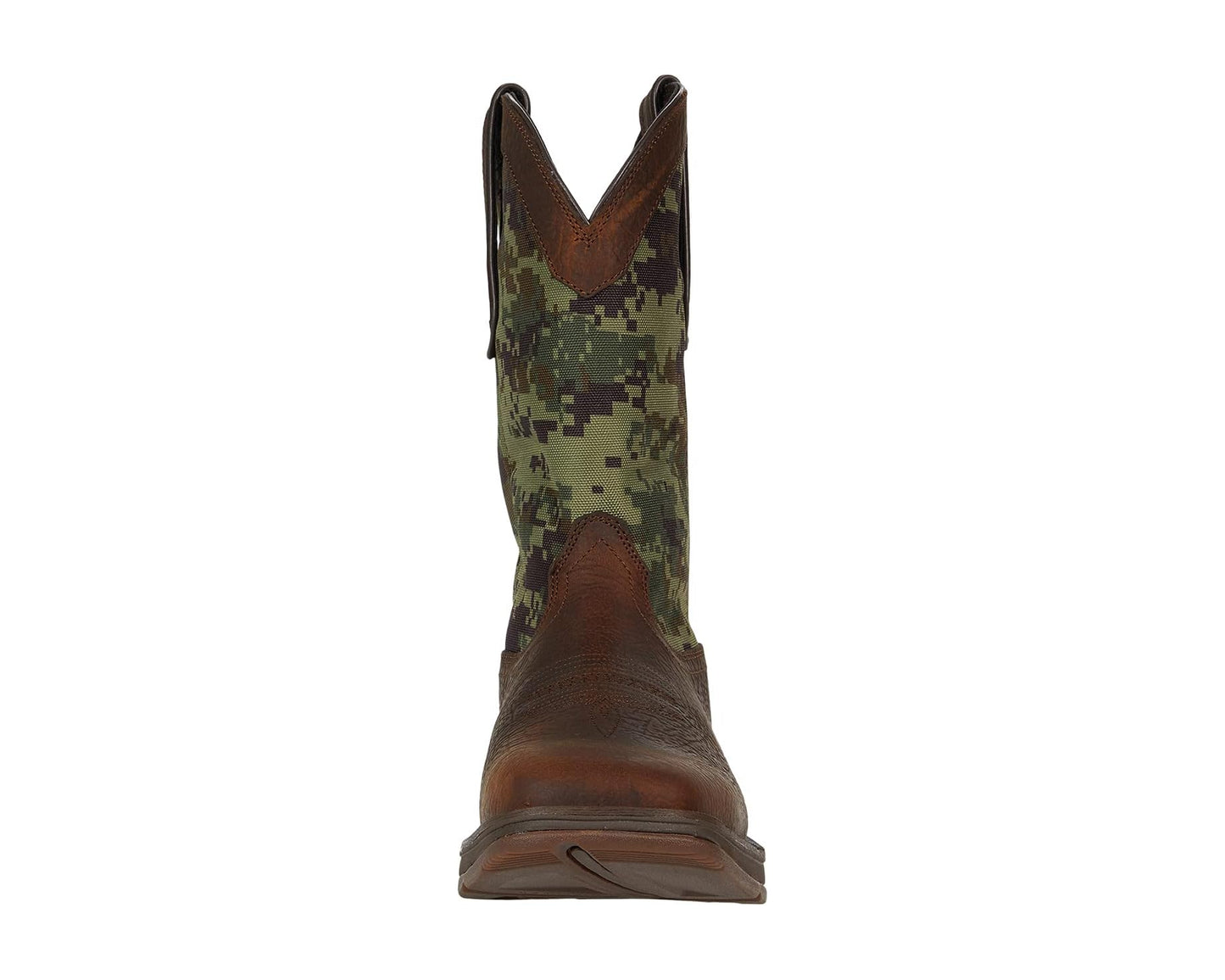 Men's Durango Rebel 11 Western Dark Brown/Green Digital Camo