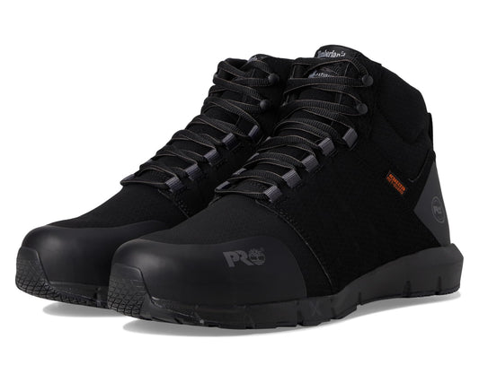 Men's Timberland PRO Radius Mid Internal Met Guard Composite Safety Toe Black