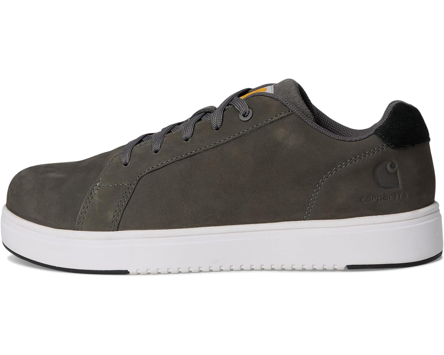 Men's Carhartt Detroit Nano Toe Leather Sneaker Medium Grey