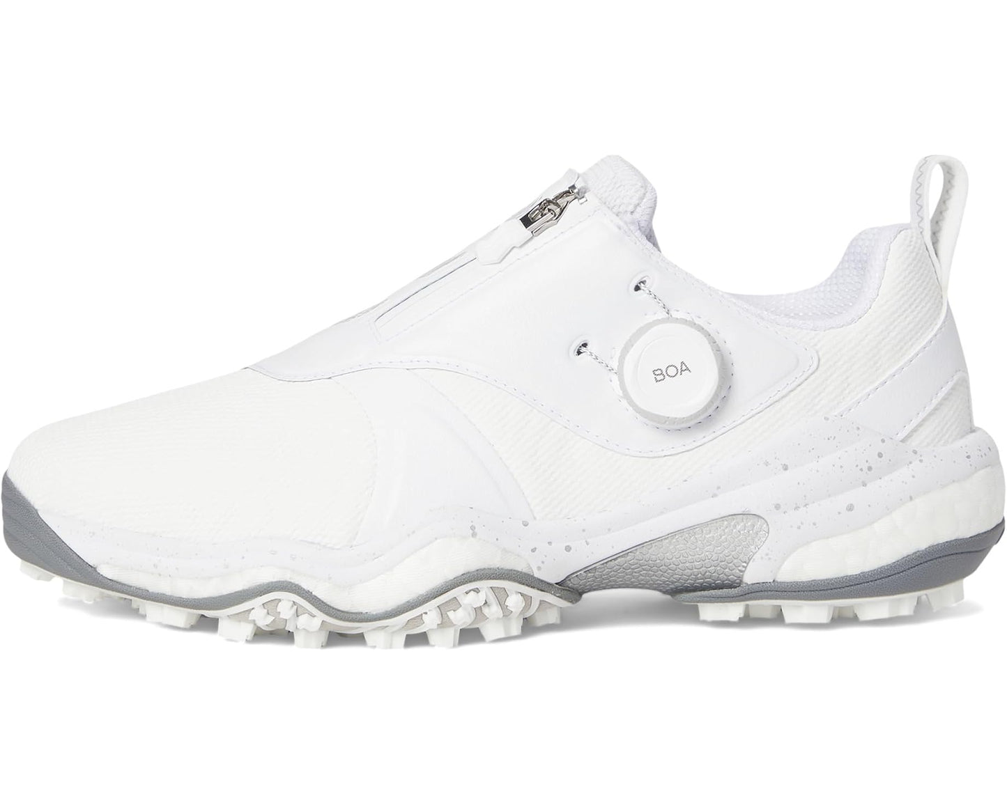 Men's adidas Golf Codechaos BOA 25 Golf Shoes Footwear White/Iron Metallic/Grey Four